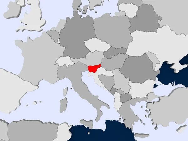 Mappa della Slovenia — Foto Stock