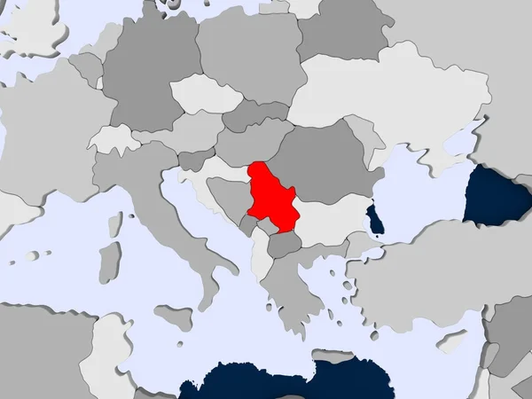 Map of Serbia