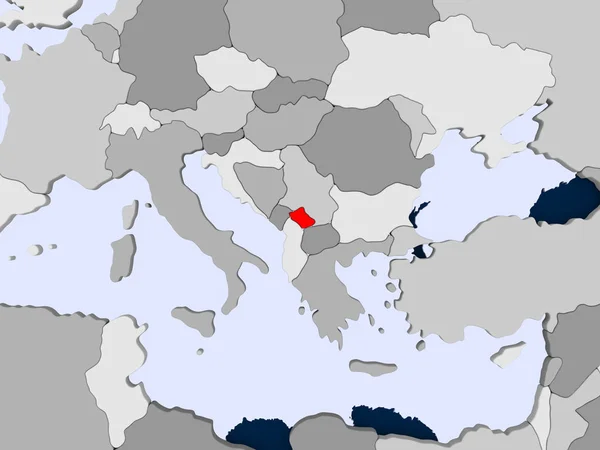 Map of Kosovo — Stock Photo, Image