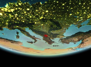Dünya üzerinde gece Kosova