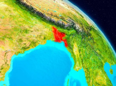 Dünya üzerindeki Bangladeş