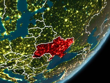 Ukrayna gece dünya