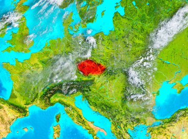 Çek Cumhuriyeti dünya üzerindeki kırmızı