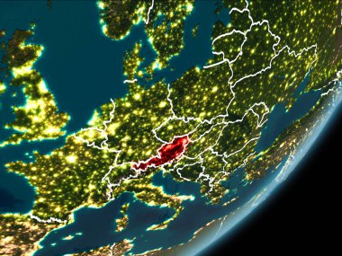 Avusturya gece dünya