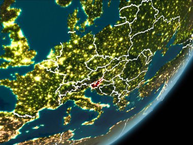 Slovenya gece dünya