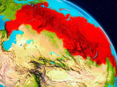 Rusya dünya üzerindeki