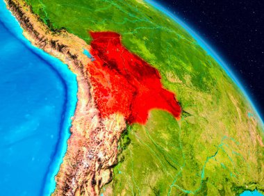 Bolivya dünya üzerindeki