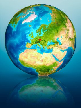 Yansıtıcı yüzeyi yeryüzünde Çek Cumhuriyeti