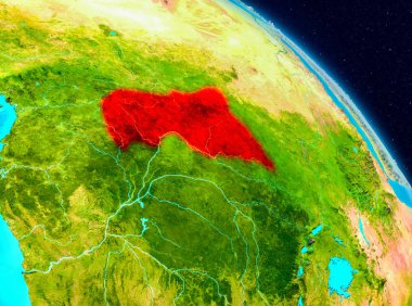 Orta Afrika Dünya üzerindeki