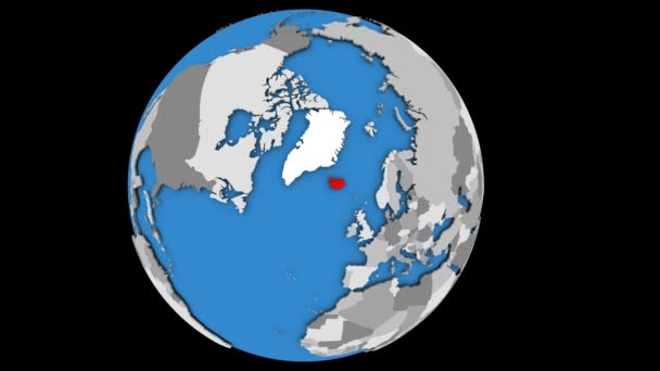 Islandia en el mundo — Vídeos de Stock