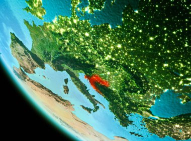 Kırmızı akşam Hırvatistan