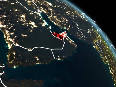 Kırmızı gece itibariyle Birleşik Arap Emirlikleri