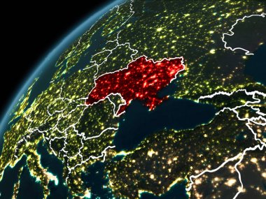 Gece boyunca Ukrayna