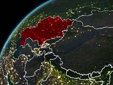 Gece boyunca Kazakistan