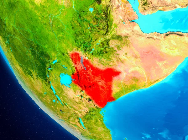 Kenya uzaydan Dünya üzerinde