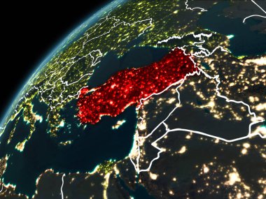 Gece boyunca Türkiye