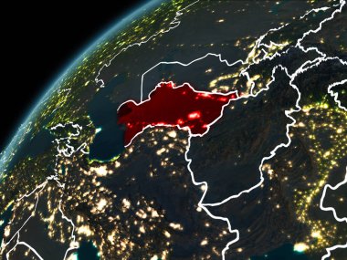 Gece boyunca Türkmenistan