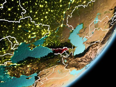 Yörünge görünümü Gürcistan