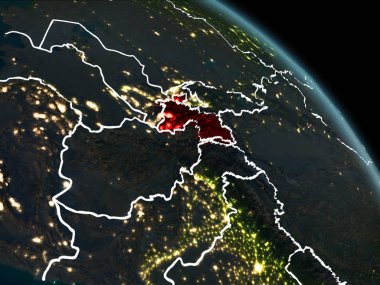 Tacikistan kırmızı gece