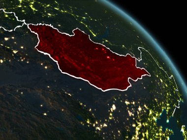 Moğolistan kırmızı gece