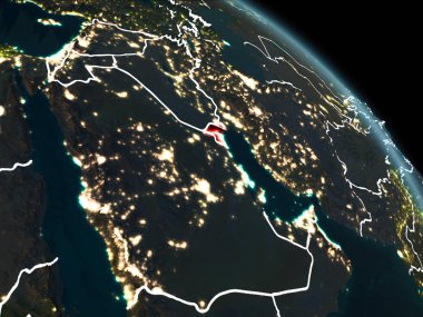 Kuveyt gece kırmızı