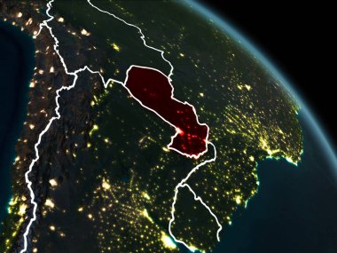 Kırmızı gece Paraguay