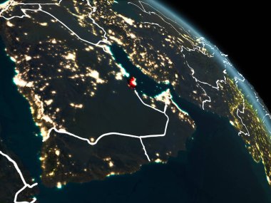 Kırmızı gece Katar