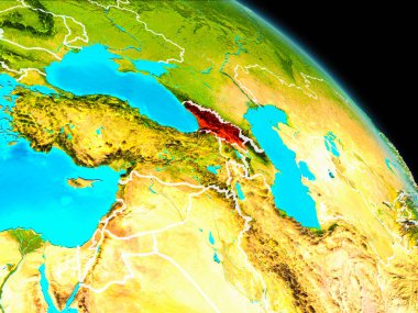 Gürcistan yeryüzünde