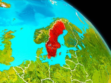 İsveç yeryüzünde