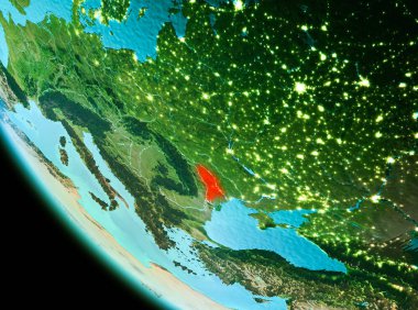 Kırmızı akşam Moldova