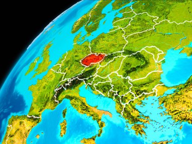 Uzaydan gelen Çek Cumhuriyeti