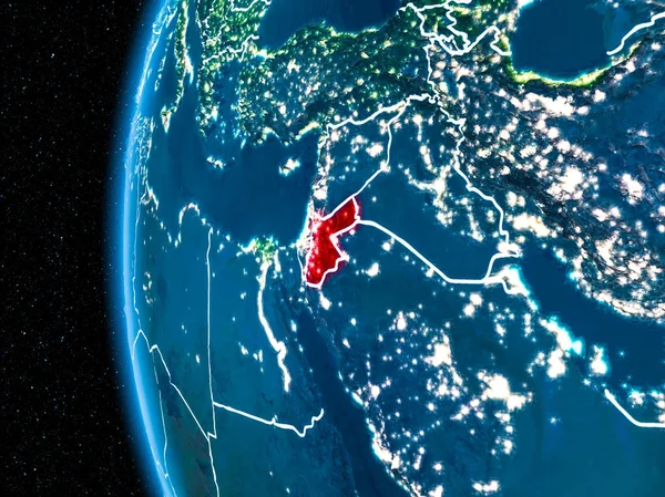 Jordan gece yeryüzünde