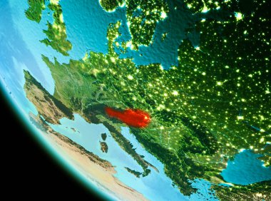 Kırmızı akşam Avusturya