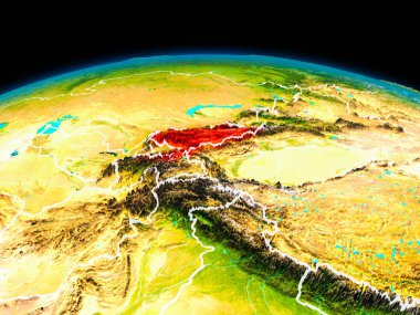 Kırgızistan kırmızı