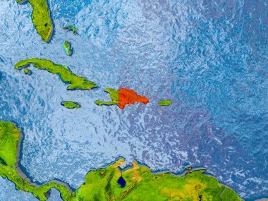 Dominik Cumhuriyeti Haritası