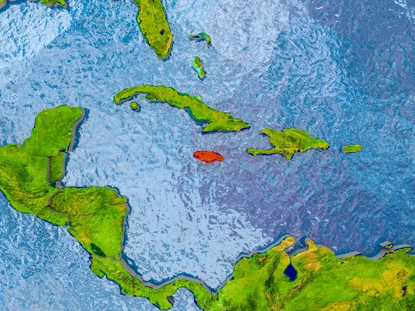 Karte von Jamaica — Stockfoto