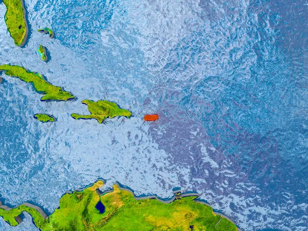 El mapa de Puerto Rico — Foto de Stock