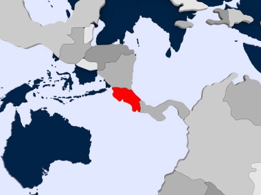 Kosta Rika Haritası