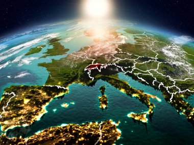 Sunrise yörüngeden İsviçre