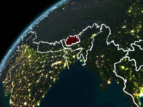 Gece boyunca Bhutan