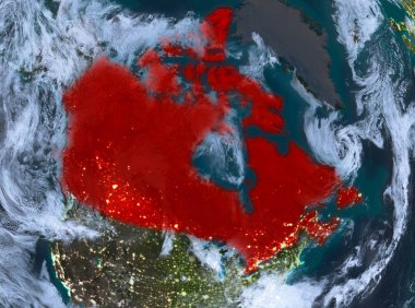 Kanada gece görünümü