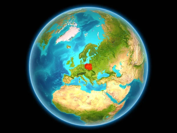 Polónia no planeta Terra — Fotografia de Stock