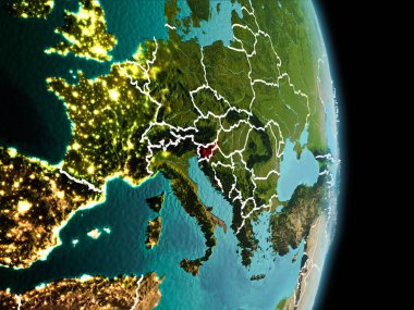 Slovenya dünya üzerindeki sabah