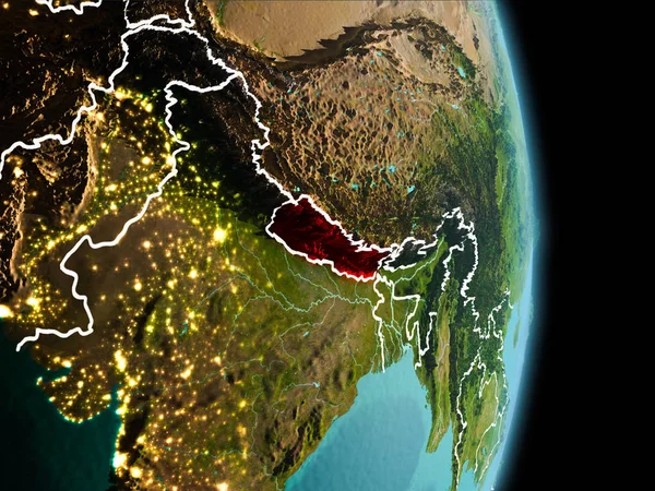 Nepal dünya üzerindeki sabah