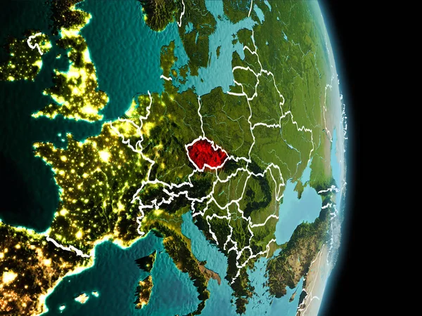 Çek Cumhuriyeti dünya üzerindeki sabah