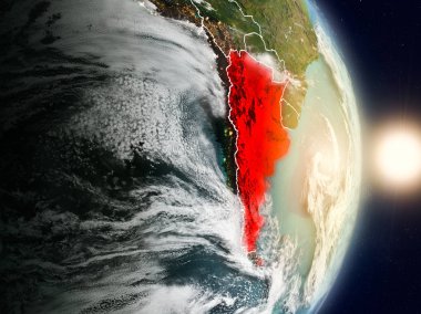 Arjantin gündoğumu sırasında