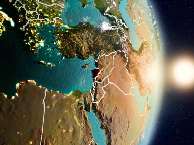 Lübnan gündoğumu sırasında