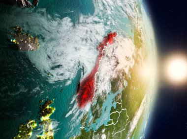 Norveç gündoğumu sırasında