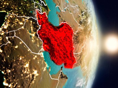 Iran gündoğumu sırasında