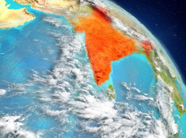 Yörüngeden Hindistan